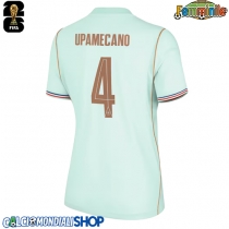 Maglie da calcio Francia Dayot Upamecano #4 Seconda Maglia Femminile Mondiali 2026  Manica Corta